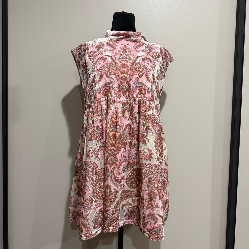 Free People All The Time Velvet Mini Dress